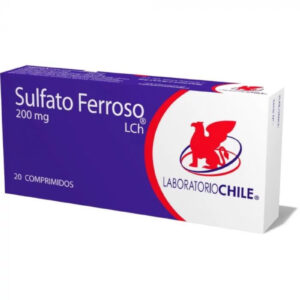 SULFATO FERROSO 200MG X20
