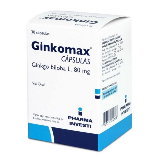 GINKOMAX 80MG CAP. X30