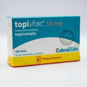 TOPVITAECOM. 50MG X28 (TOPIRAMATO)