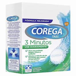 COREGA TABLETAS 3 MINUTOS X6