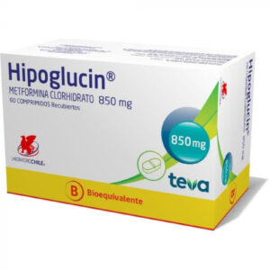 HIPOGLUCIN 850MG X60