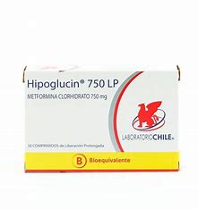 HIPOGLUCIN 750MG LP X30