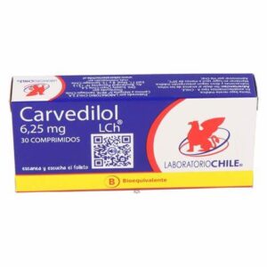 CARVEDILOL 6.25MG X30