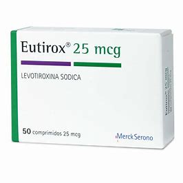 EUTIROX 25MCG X50