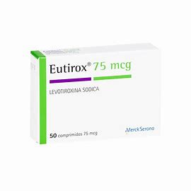 EUTIROX 75MCG X50