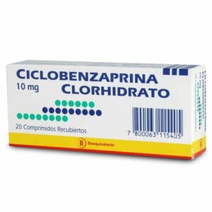 CICLOBENZAPRINA 10MG X20