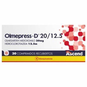 OLMESARTAN/HIDROCL. 20/12.5MG X30
