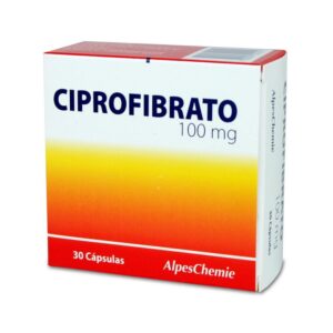 CIPROFIBRATO 100MG CAP. X30