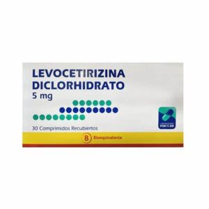 LEVOCETIRIZINA 5MG X30