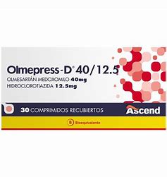 OLMESARTAN/HIDROCL. 40/12.5MG X30