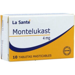 MONTELUKAST 4MG COMP. MASTICABLE X3