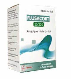 FLUSACORT 25/250 120 DOSIS  (BREXOT